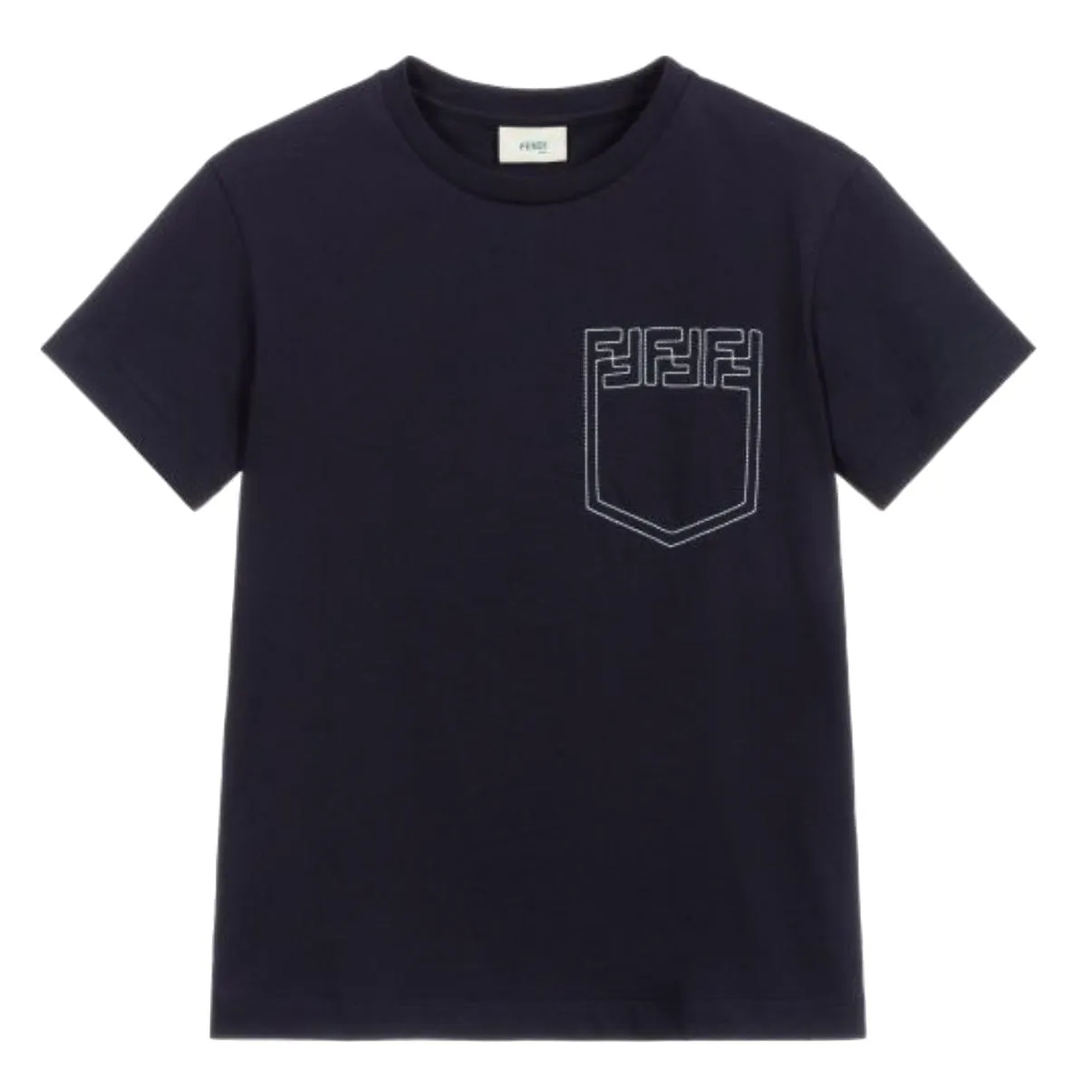 T-shirt pour garçons avec logo marine