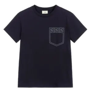 T-shirt pour garçons avec logo marine
