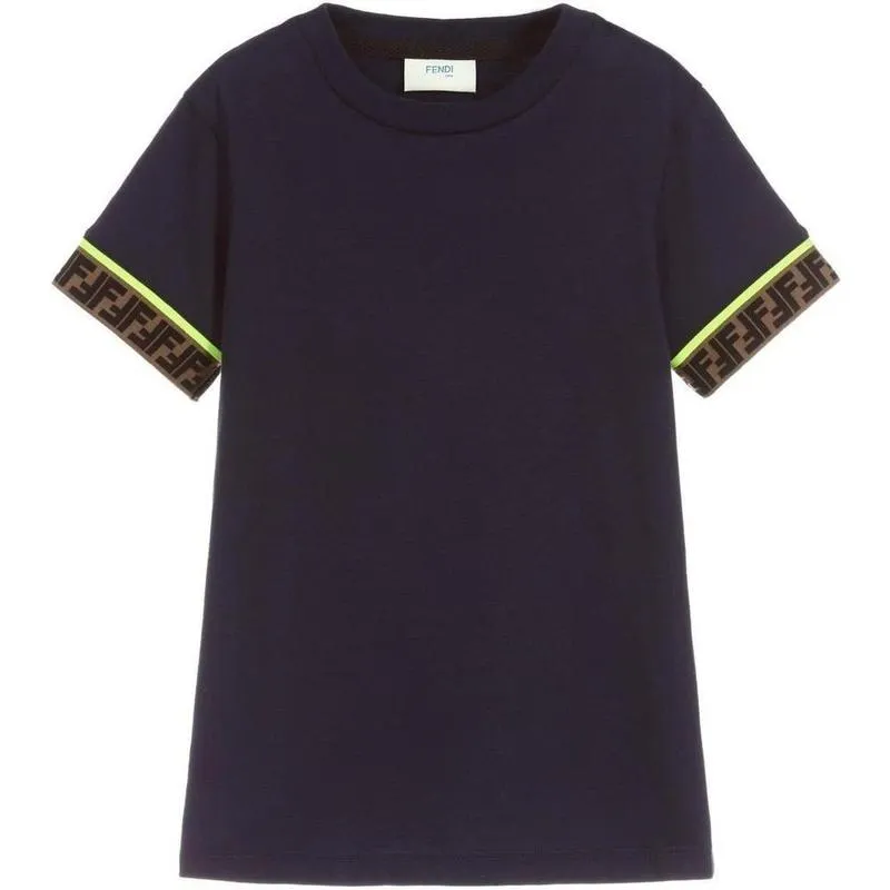 T-shirt pour garçons avec logo marine