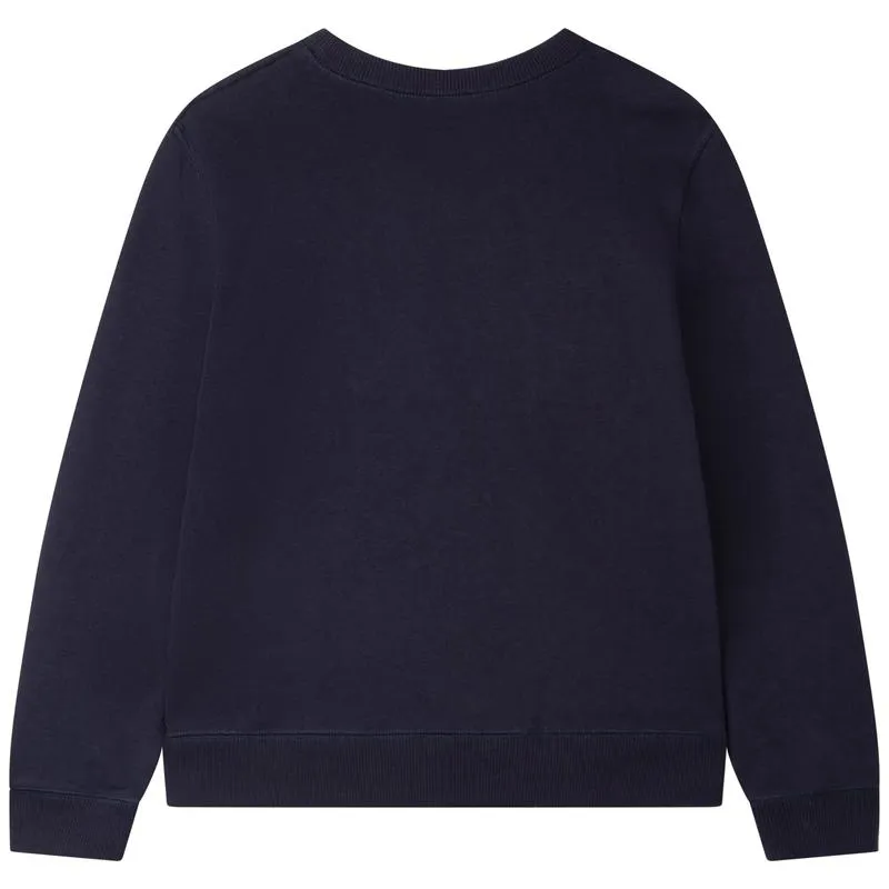 Sweat-shirt Garçon Bleu Marine / Rouge