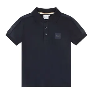 Polo à manches courtes marine pour garçons