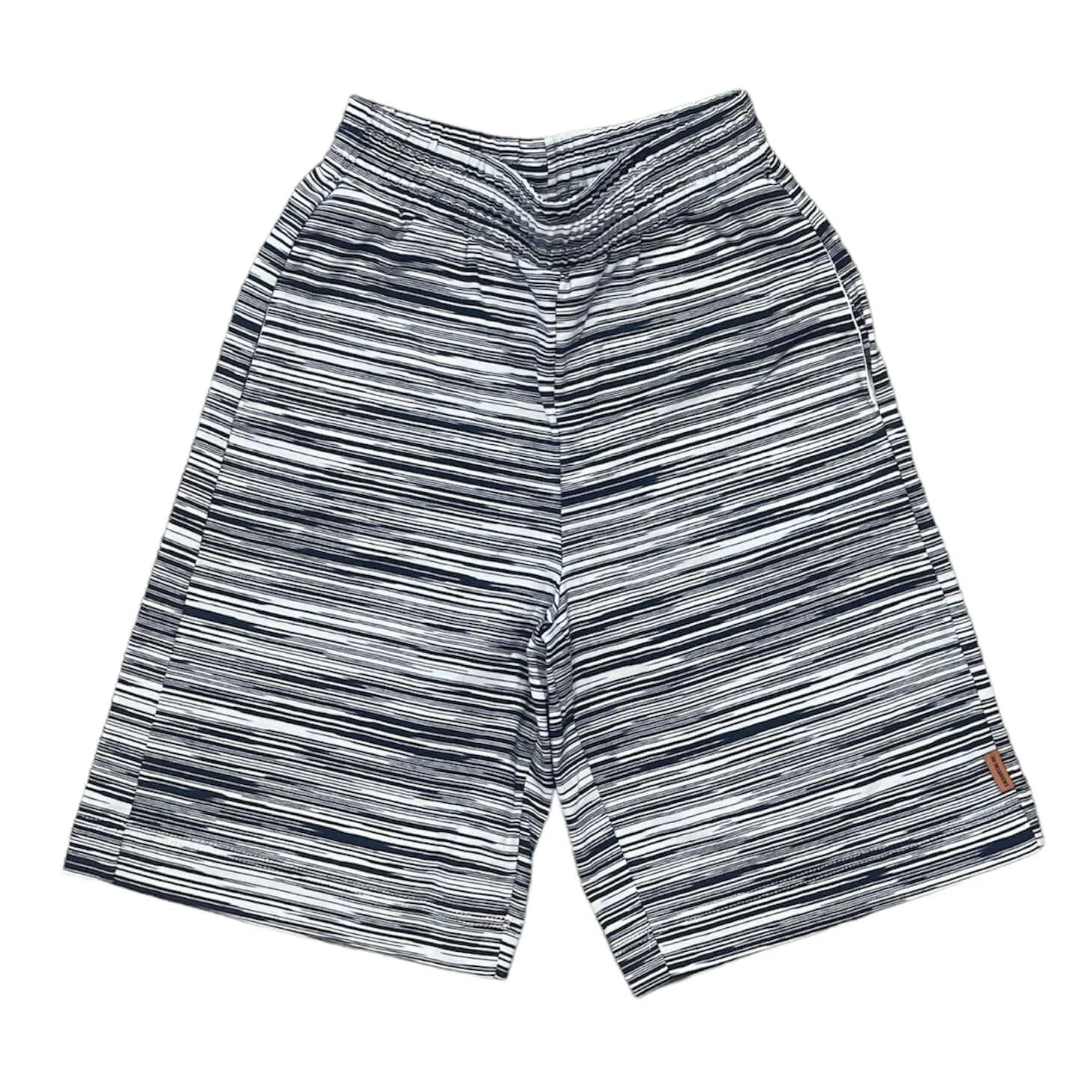 Short en Maille Rayé Marine pour Garçons