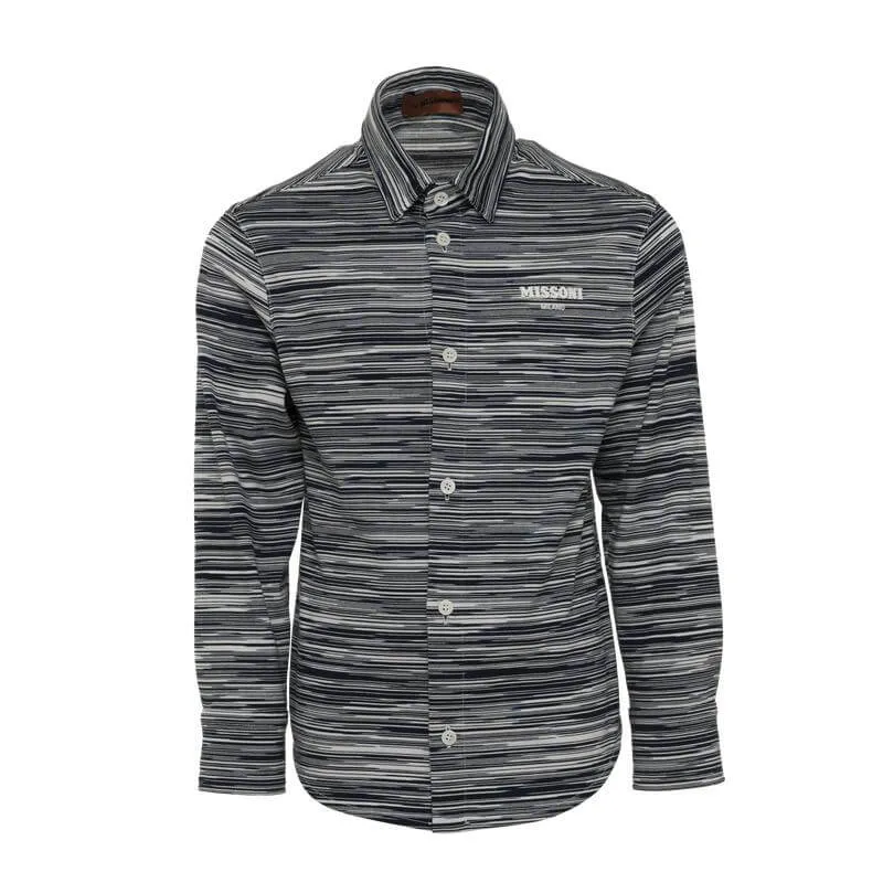 Polo rayé marine pour garçons