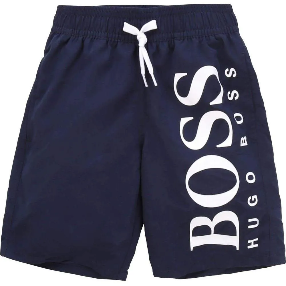 Short de bain marine pour garçons