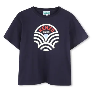 T-shirt marine pour garçons