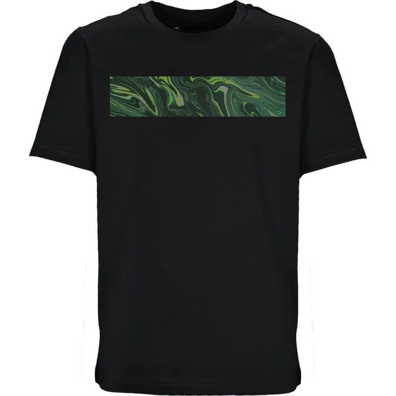T-shirt Bar Vert Huile pour Garçons