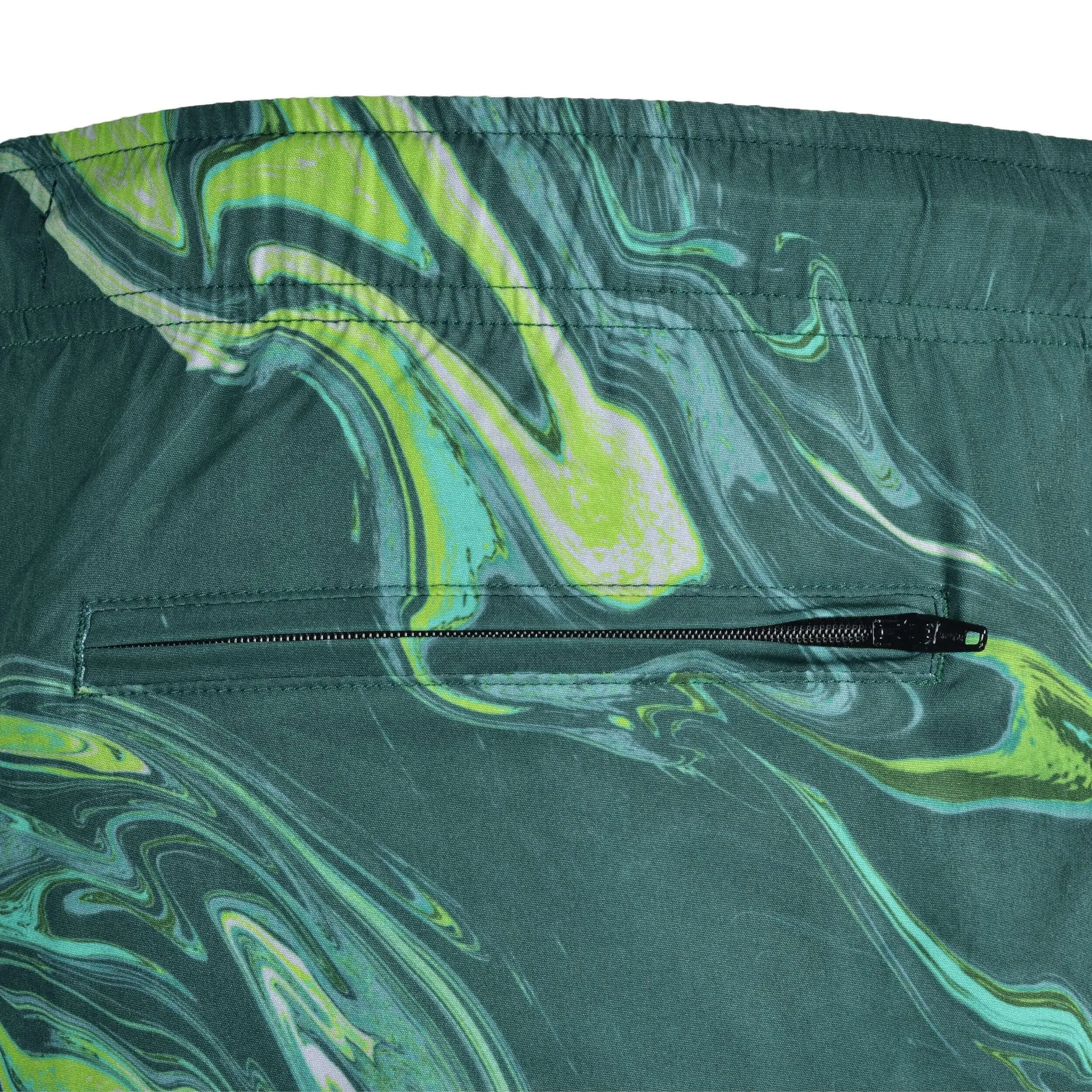 Short de bain vert pétrole pour garçons
