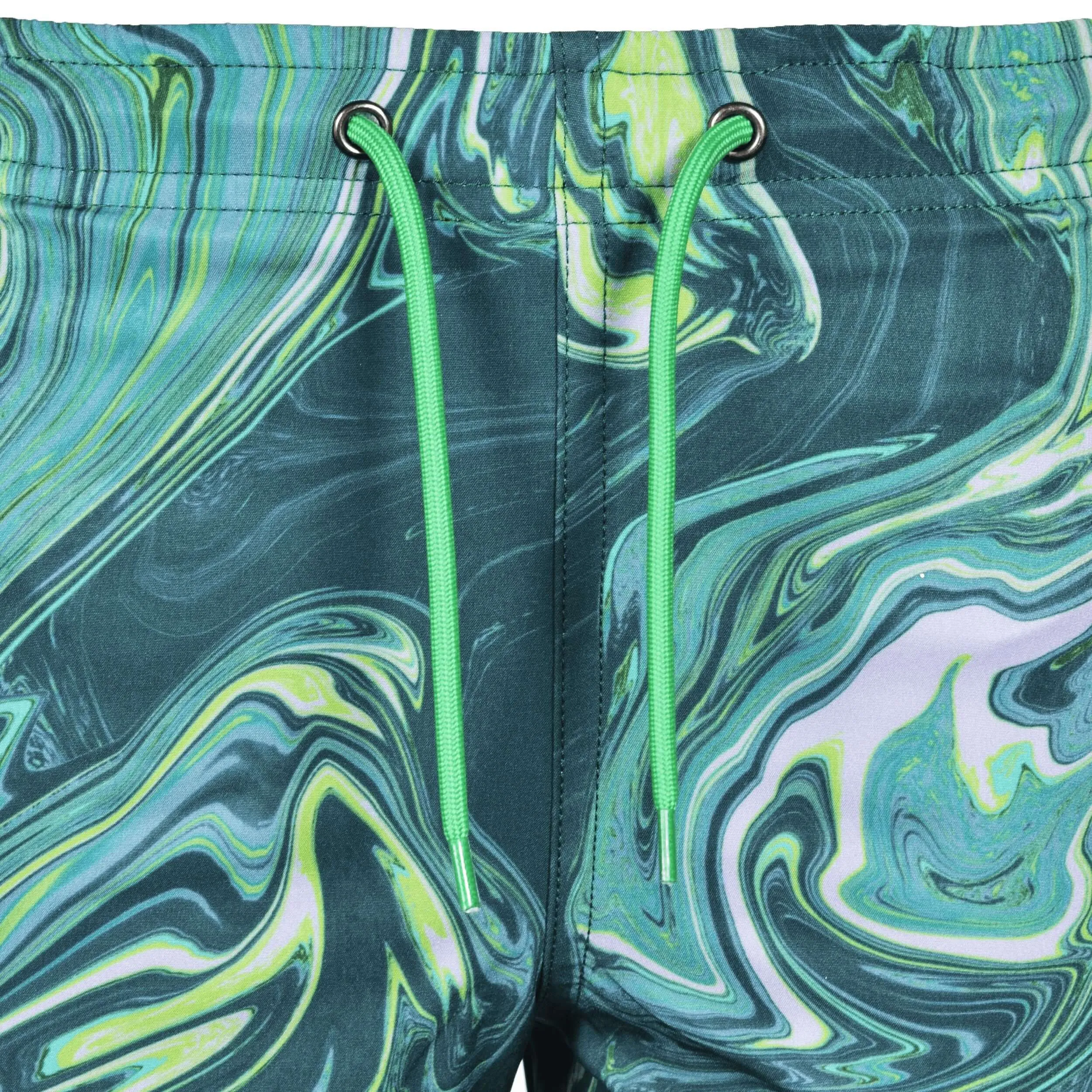 Short de bain vert pétrole pour garçons