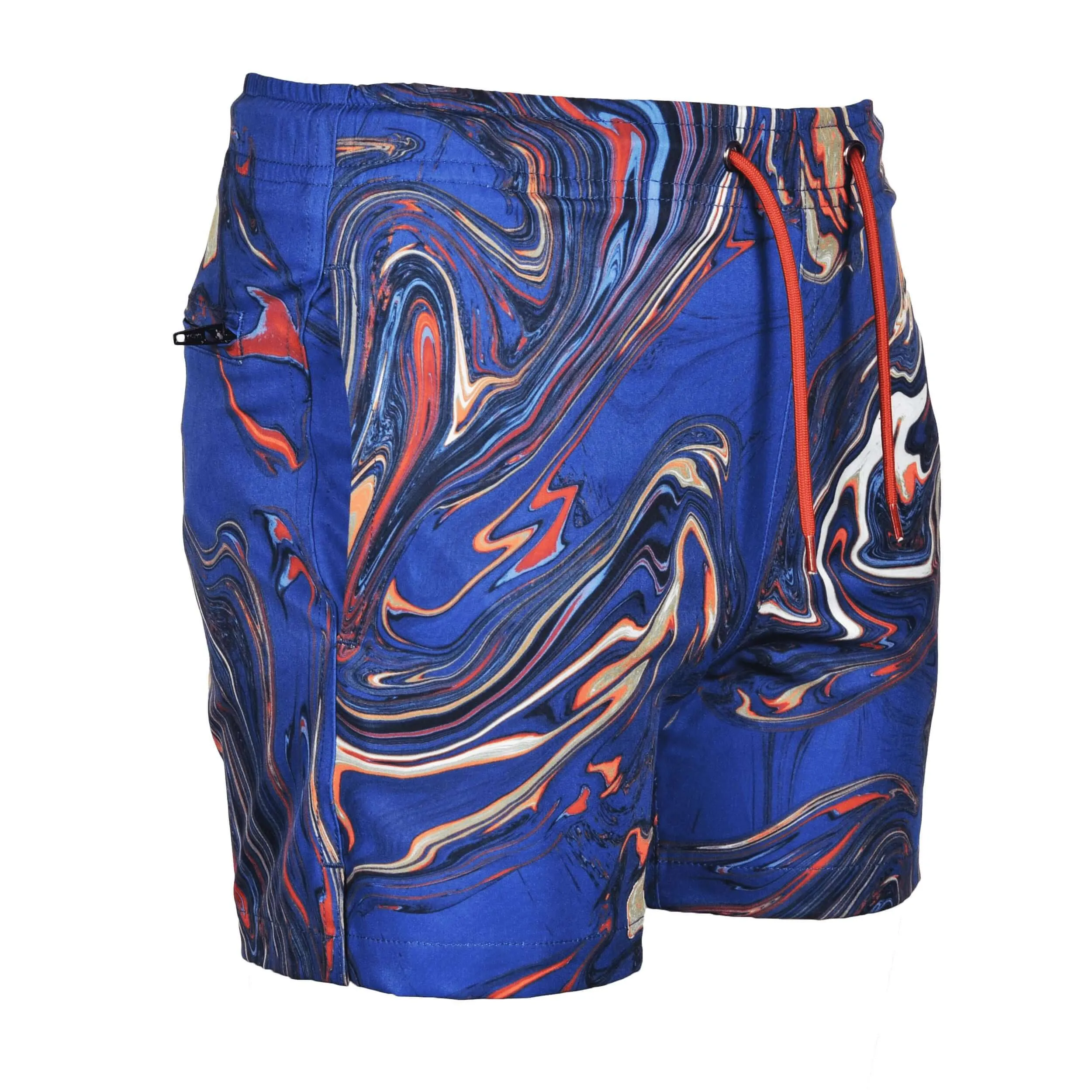 Short de bain pour garçons en couleur marine huilée
