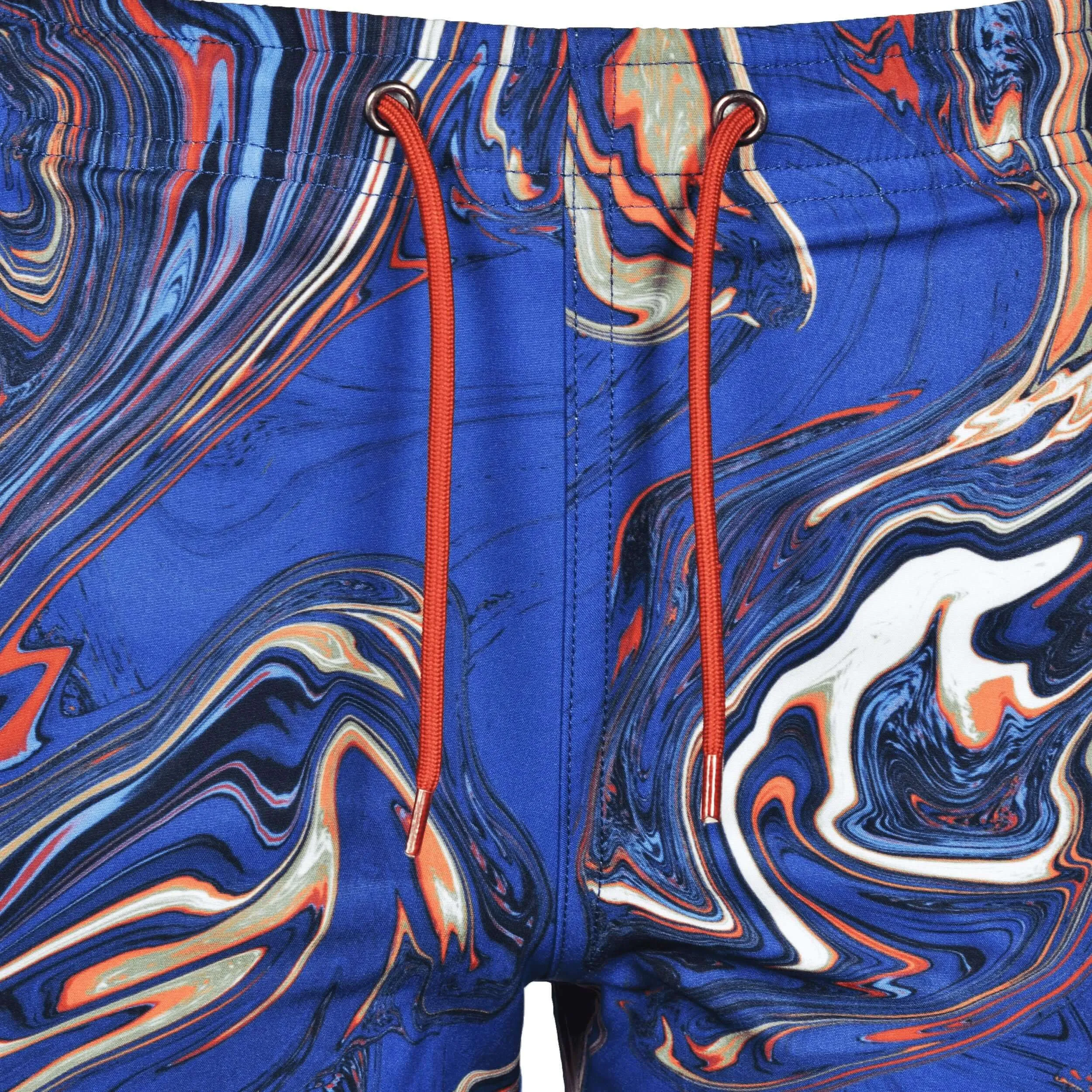 Short de bain pour garçons en couleur marine huilée