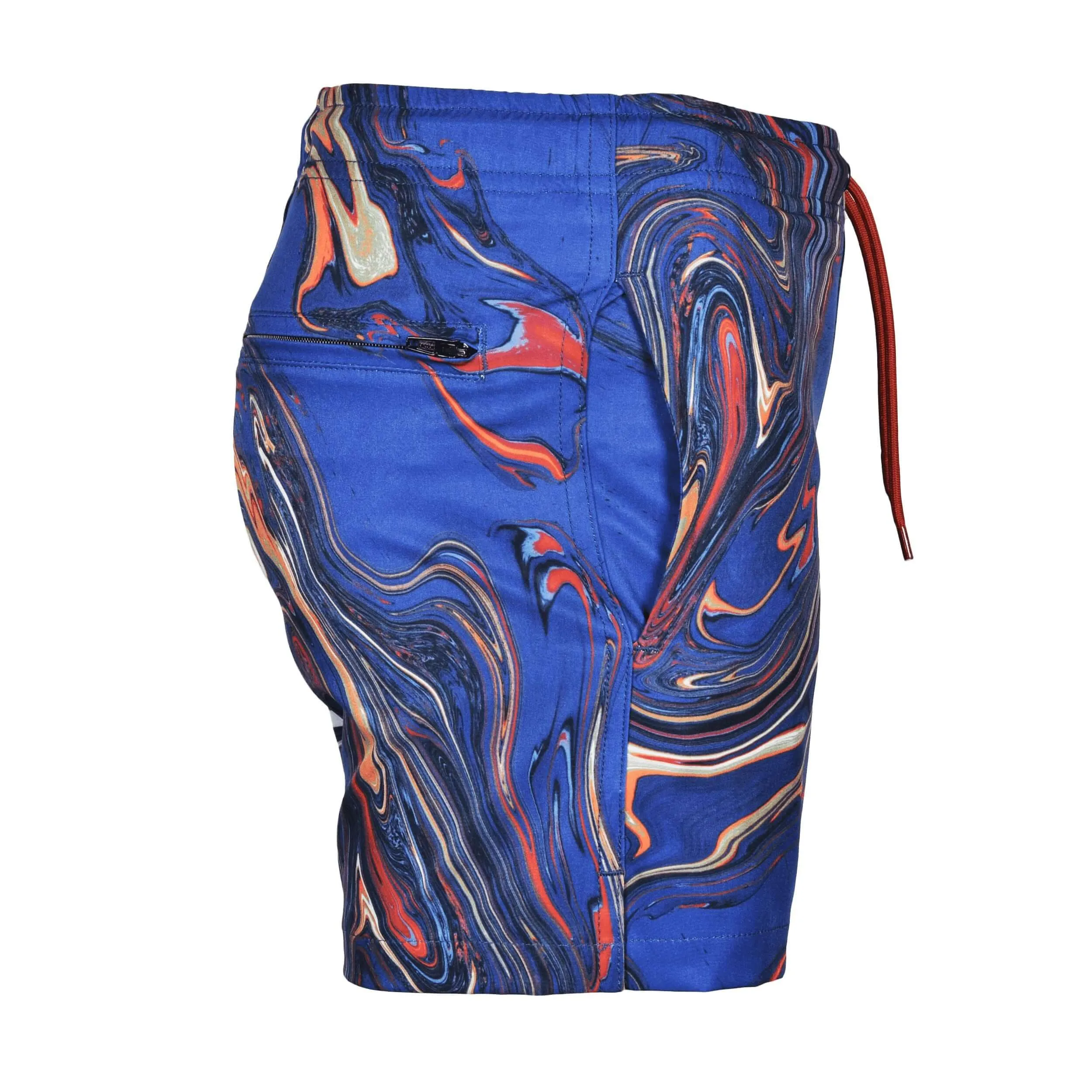Short de bain pour garçons en couleur marine huilée