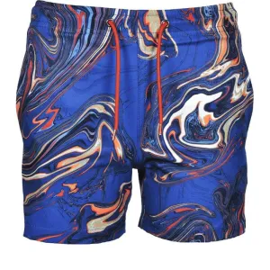 Short de bain pour garçons en couleur marine huilée