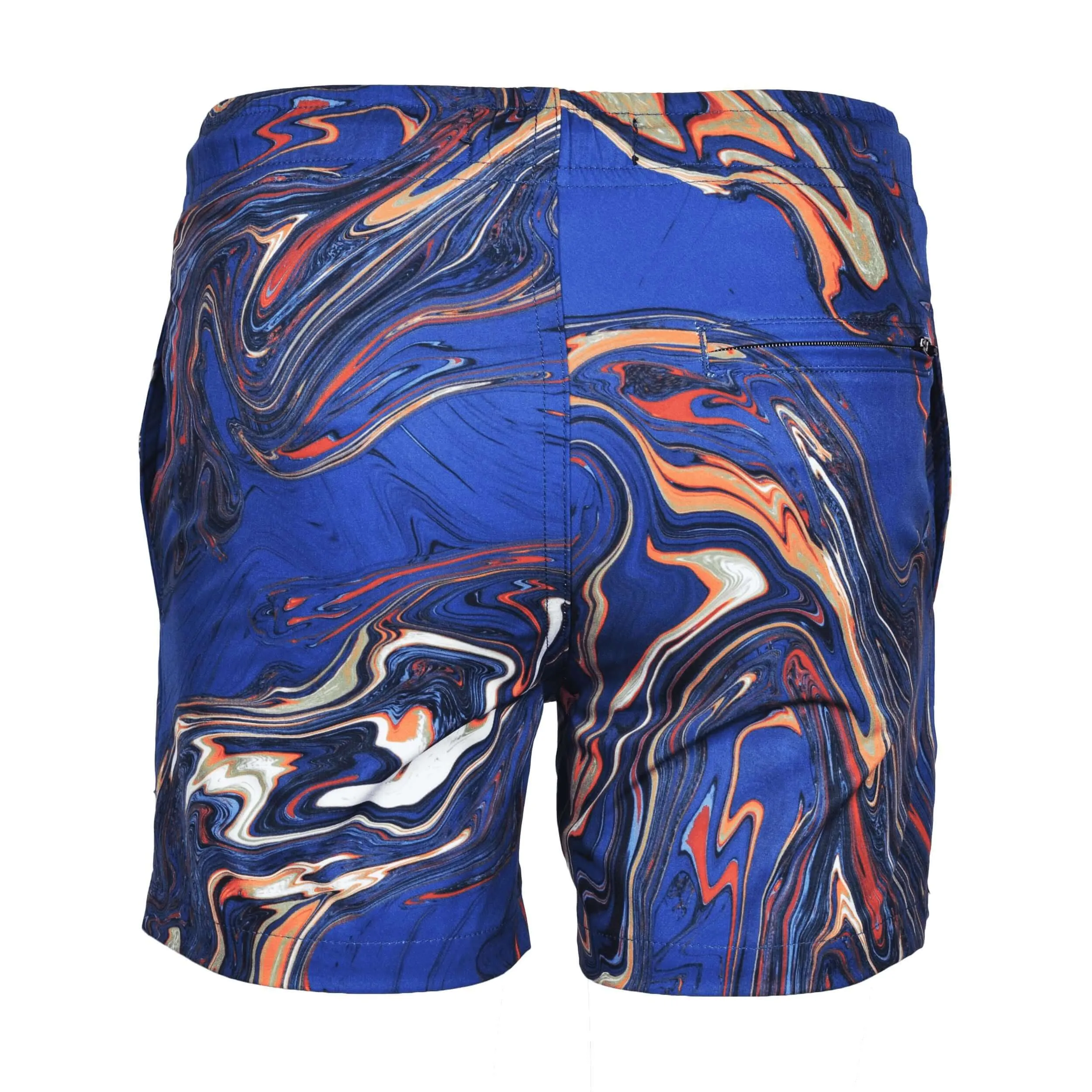 Short de bain pour garçons en couleur marine huilée