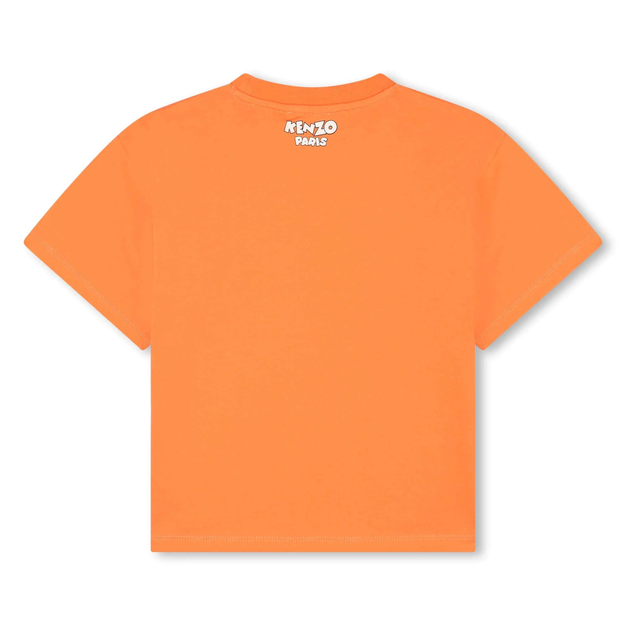 T-shirt pour garçons avec logo cartoon orange