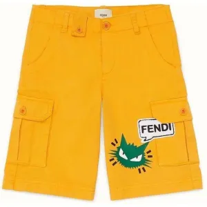 Short de BD Orange pour Garçons