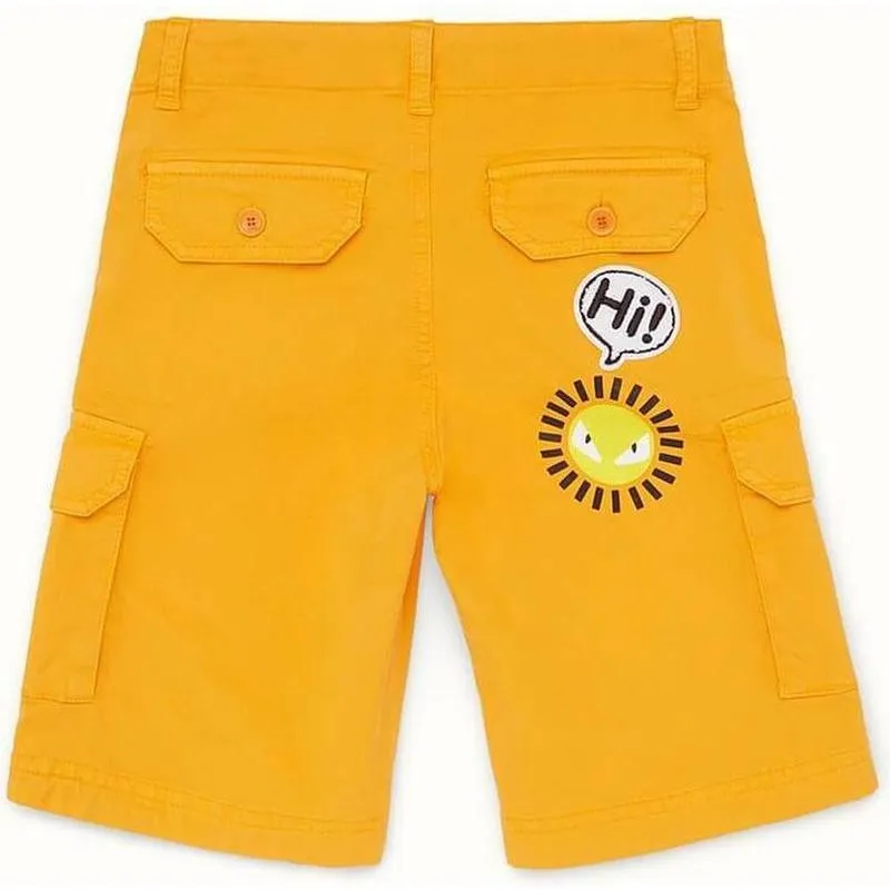 Short de BD Orange pour Garçons