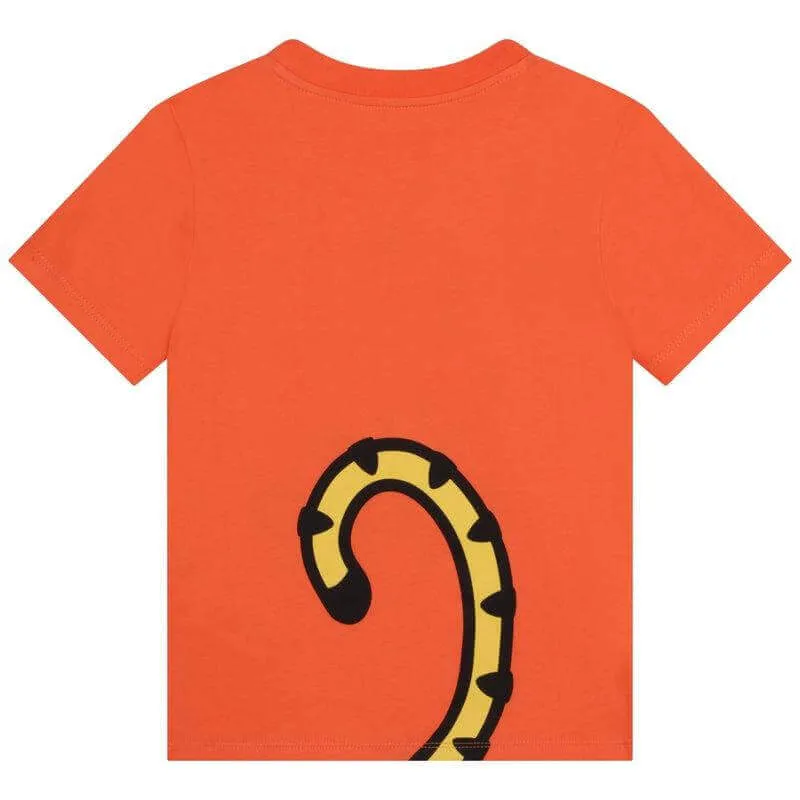 T-shirt Tiger KOTORA Orange pour Garçons