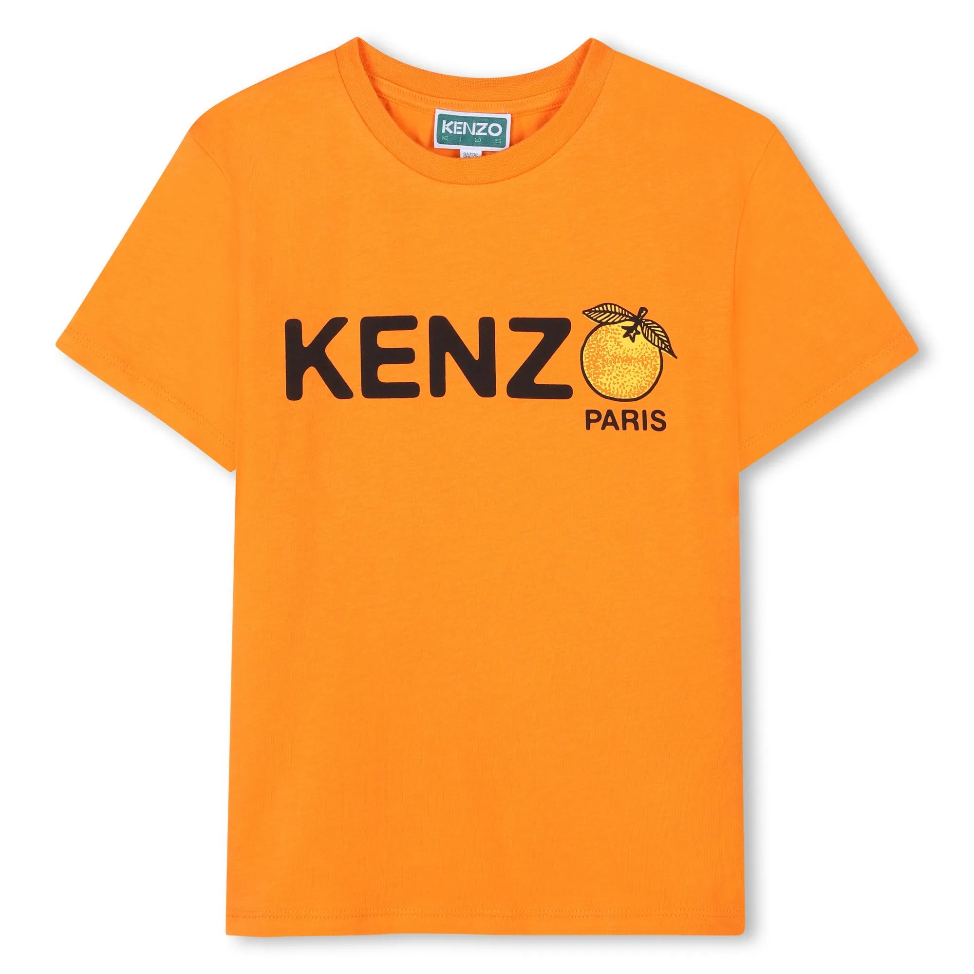 T-shirt pour garçons avec logo orange