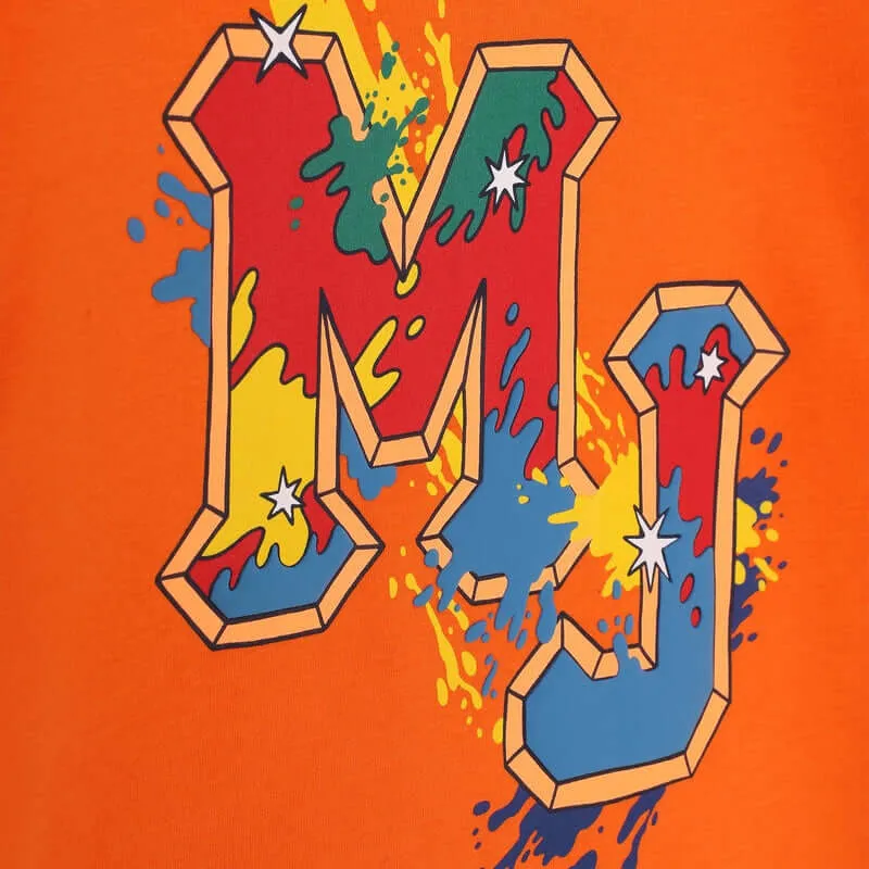 T-shirt bio orange pour garçons