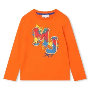 T-shirt bio orange pour garçons