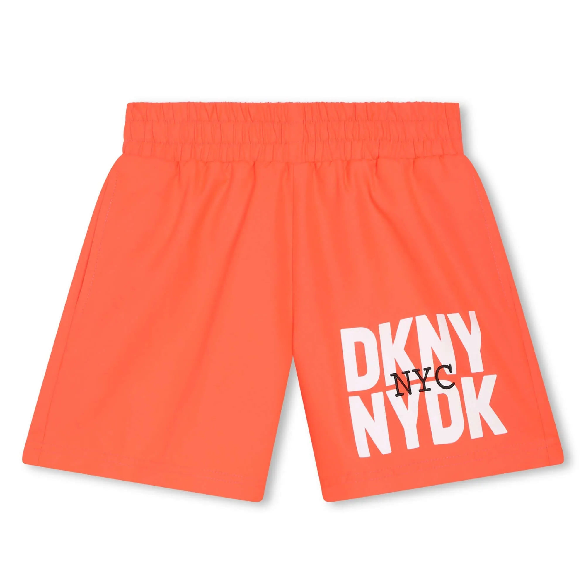Short de bain orange pour garçons