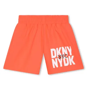 Short de bain orange pour garçons