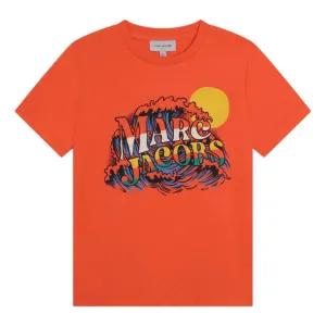 T-shirt orange pour garçons