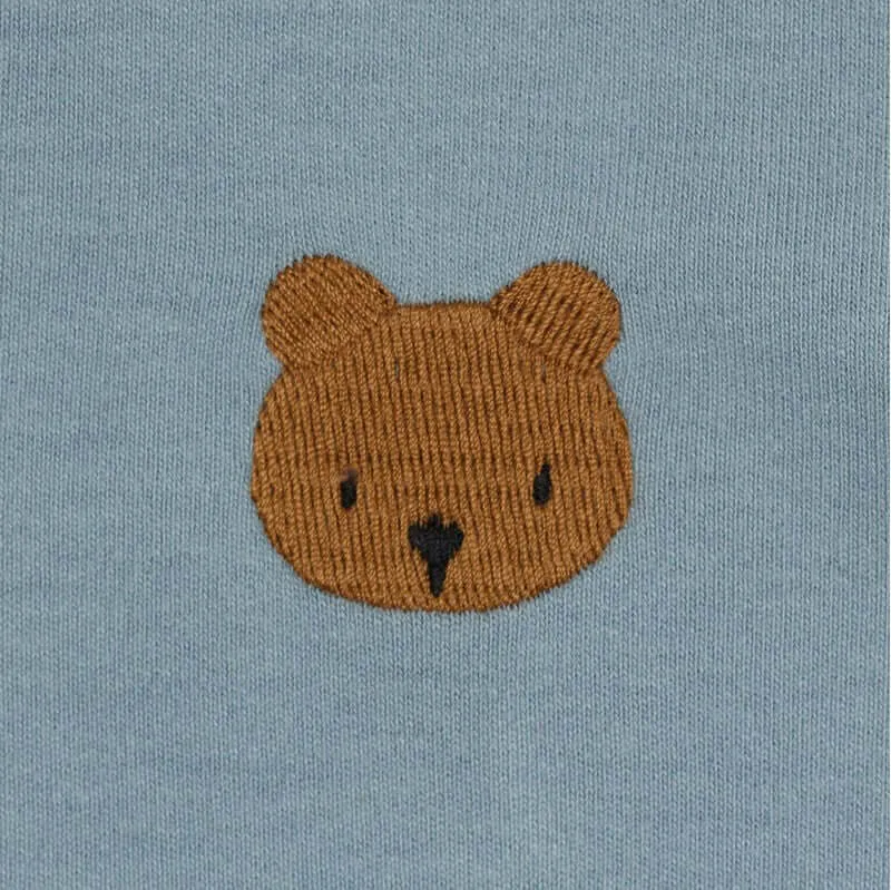 T-shirt Garçon Bio Jarne Ours Bleu