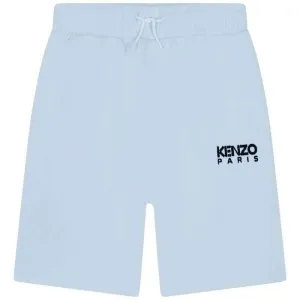 Shorts en jersey de coton bleu pâle pour garçons