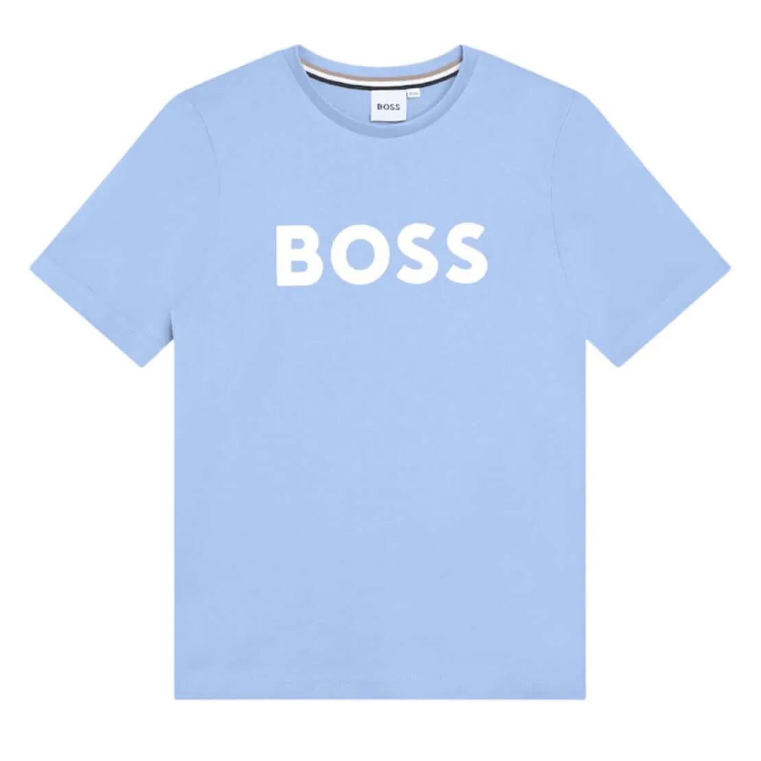 T-shirt pour garçons avec logo bleu pâle