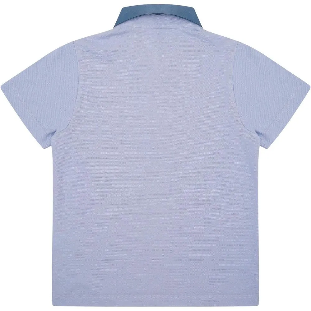 Polo bleu pâle pour garçons
