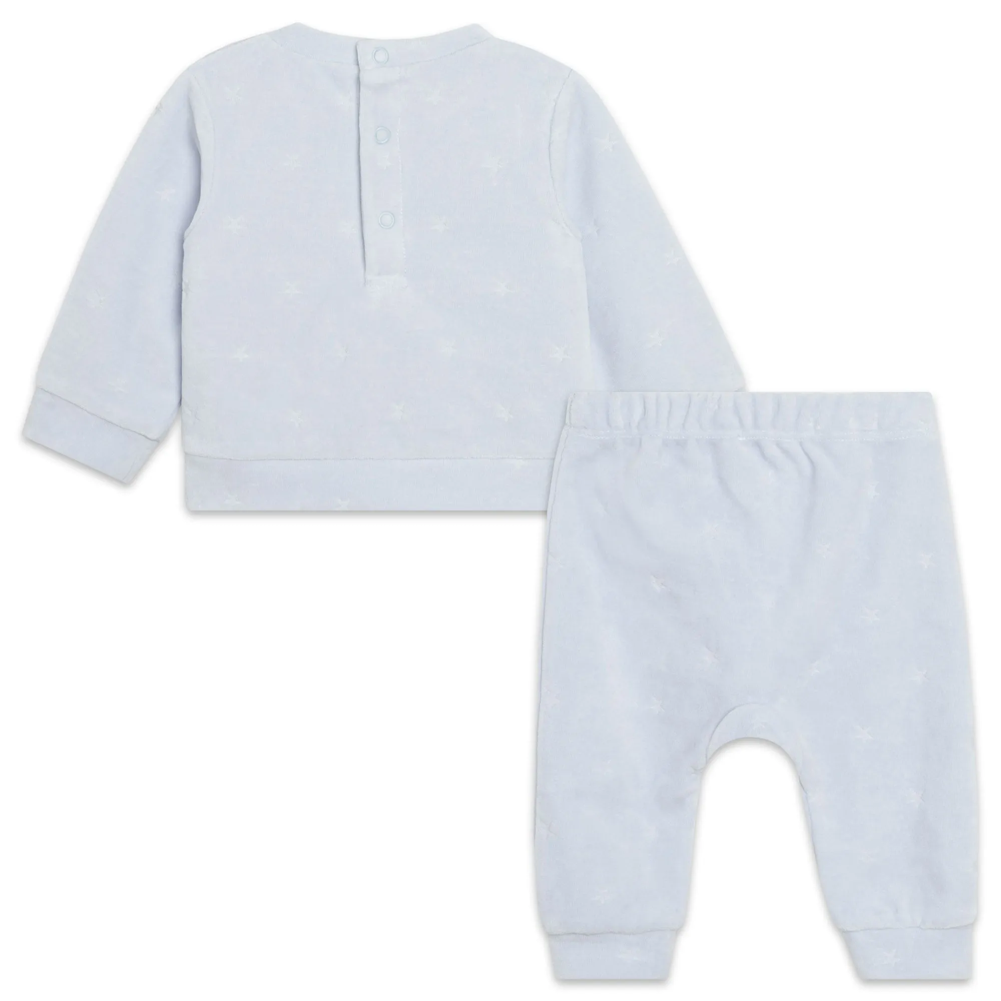 Sweat-shirt bleu pâle et jogging pour garçons