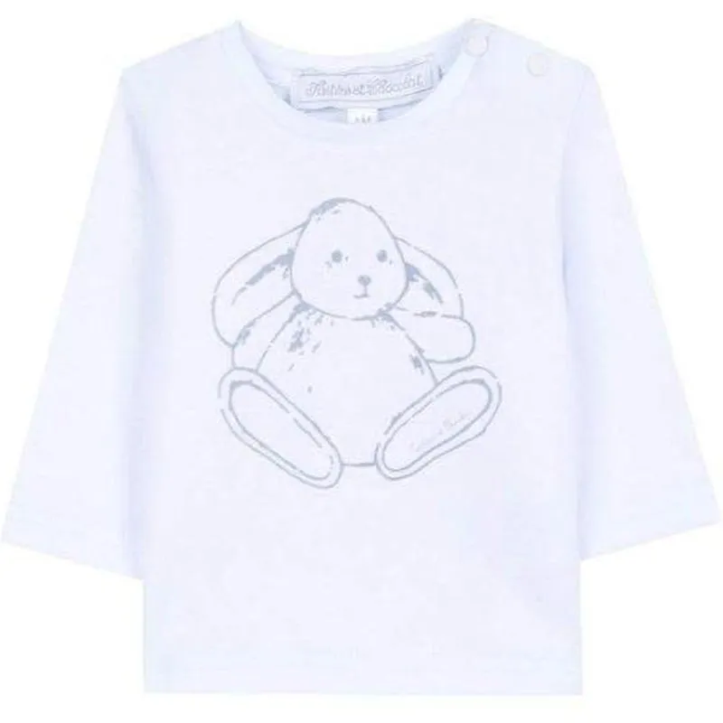 T-shirt bleu pâle pour garçons