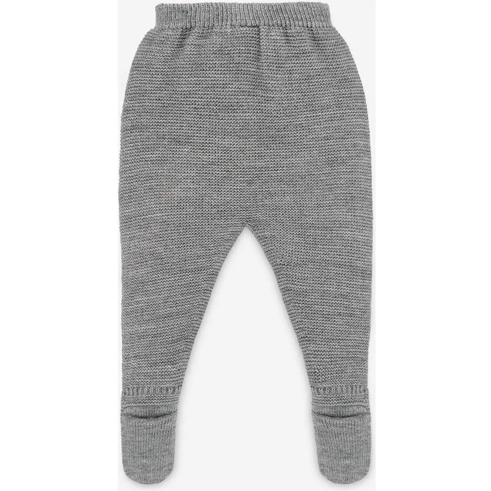 Ensemble tricoté 'Saturno' gris pâle pour garçons