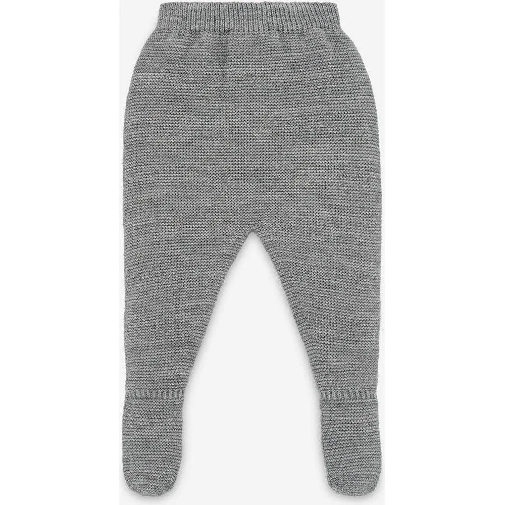 Ensemble tricoté 'Saturno' gris pâle pour garçons