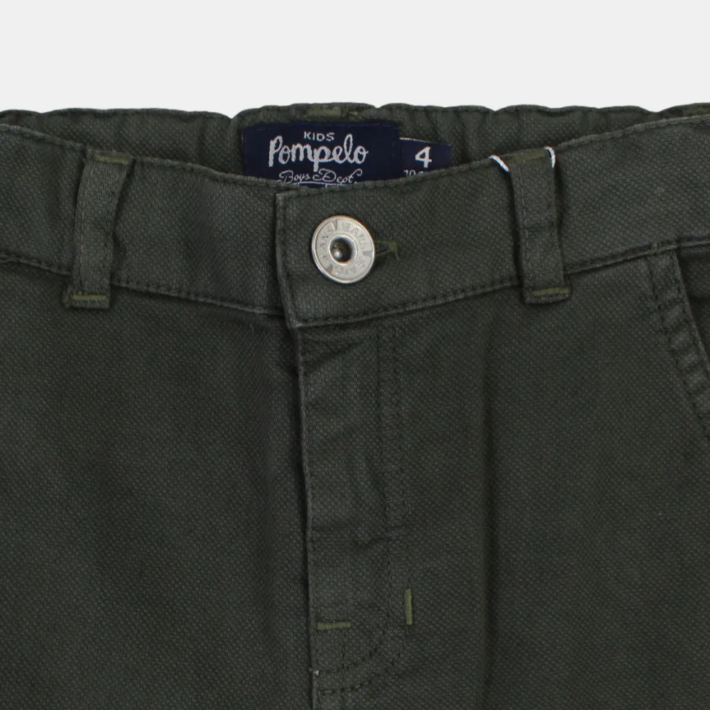 Shorts en gabardine unis pour garçons