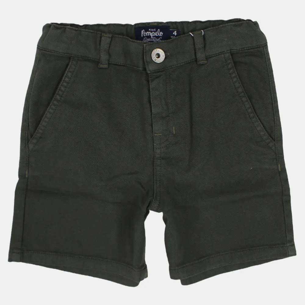 Shorts en gabardine unis pour garçons