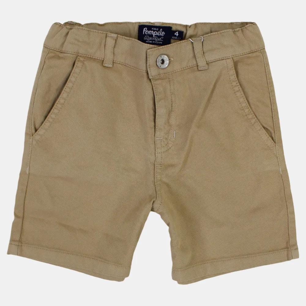 Shorts en gabardine unis pour garçons