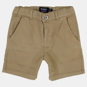 Shorts en gabardine unis pour garçons