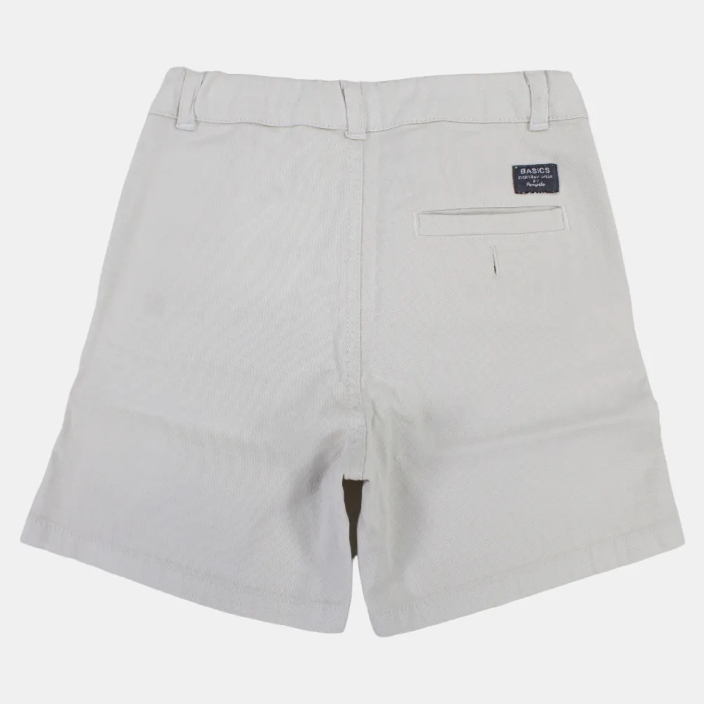 Shorts en gabardine unis pour garçons