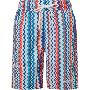 Short de Bain Rouge et Bleu pour Garçons
