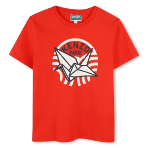 T-shirt Oiseau Rouge pour Garçons