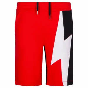 Short Bolt Rouge pour Garçons