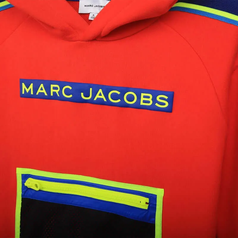 Sweat à capuche rouge pour garçons