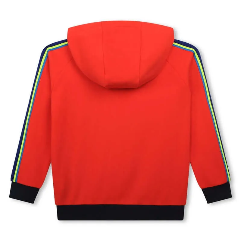 Sweat à capuche rouge pour garçons
