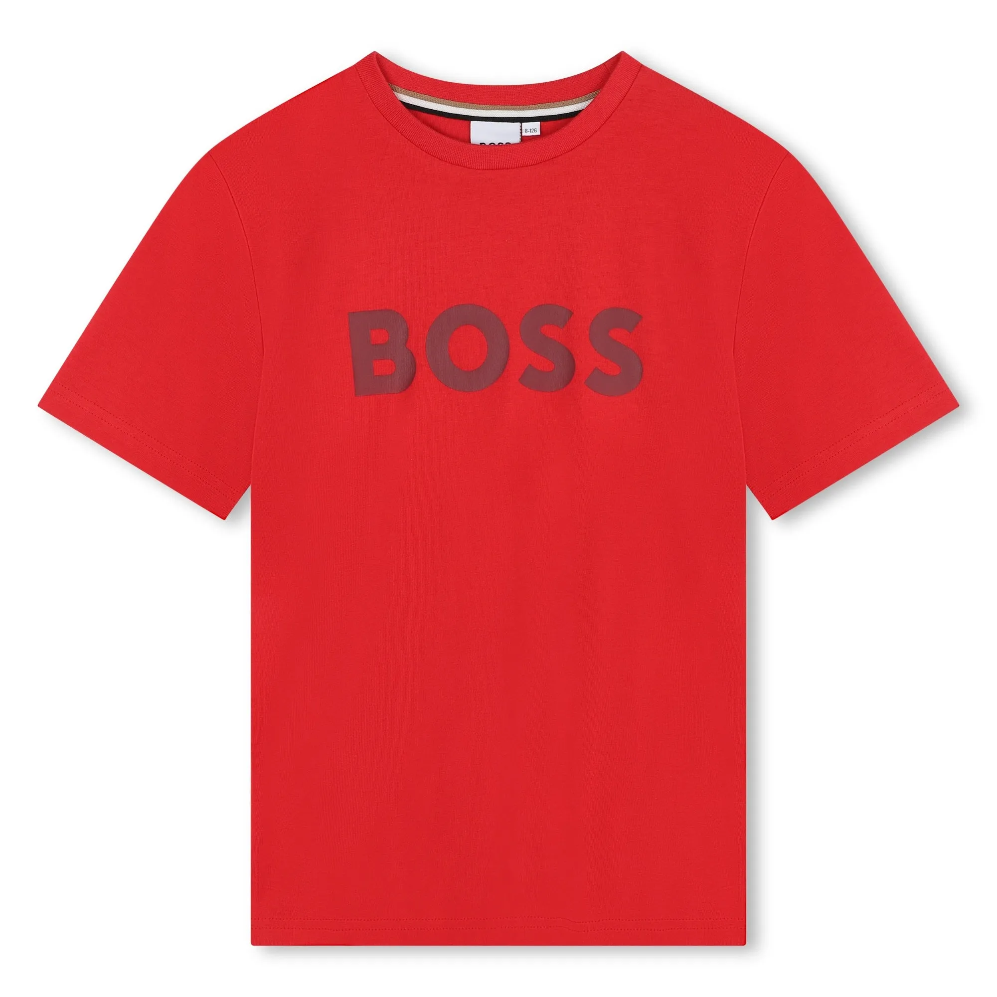 T-shirt à manches courtes rouge pour garçons