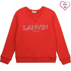 Sweat-shirt rouge pour garçons