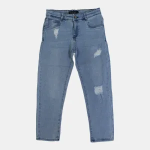Jeans déchirés pour garçons – Denim lavage clair