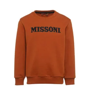 Pull en laine rouillé pour garçons