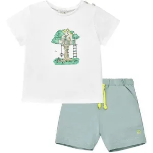 Ensemble Court en Coton Sage pour Garçons